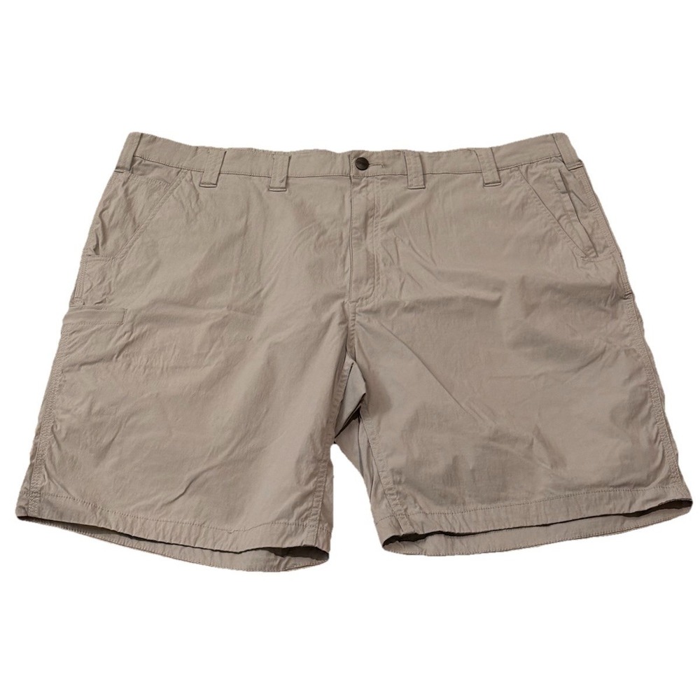 Carhartt Force Mens 44 Gray Relaxed Fit Lightweight Ripstop Work Shorts BS4198-M